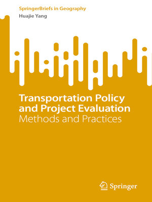 cover image of Transportation Policy and Project Evaluation